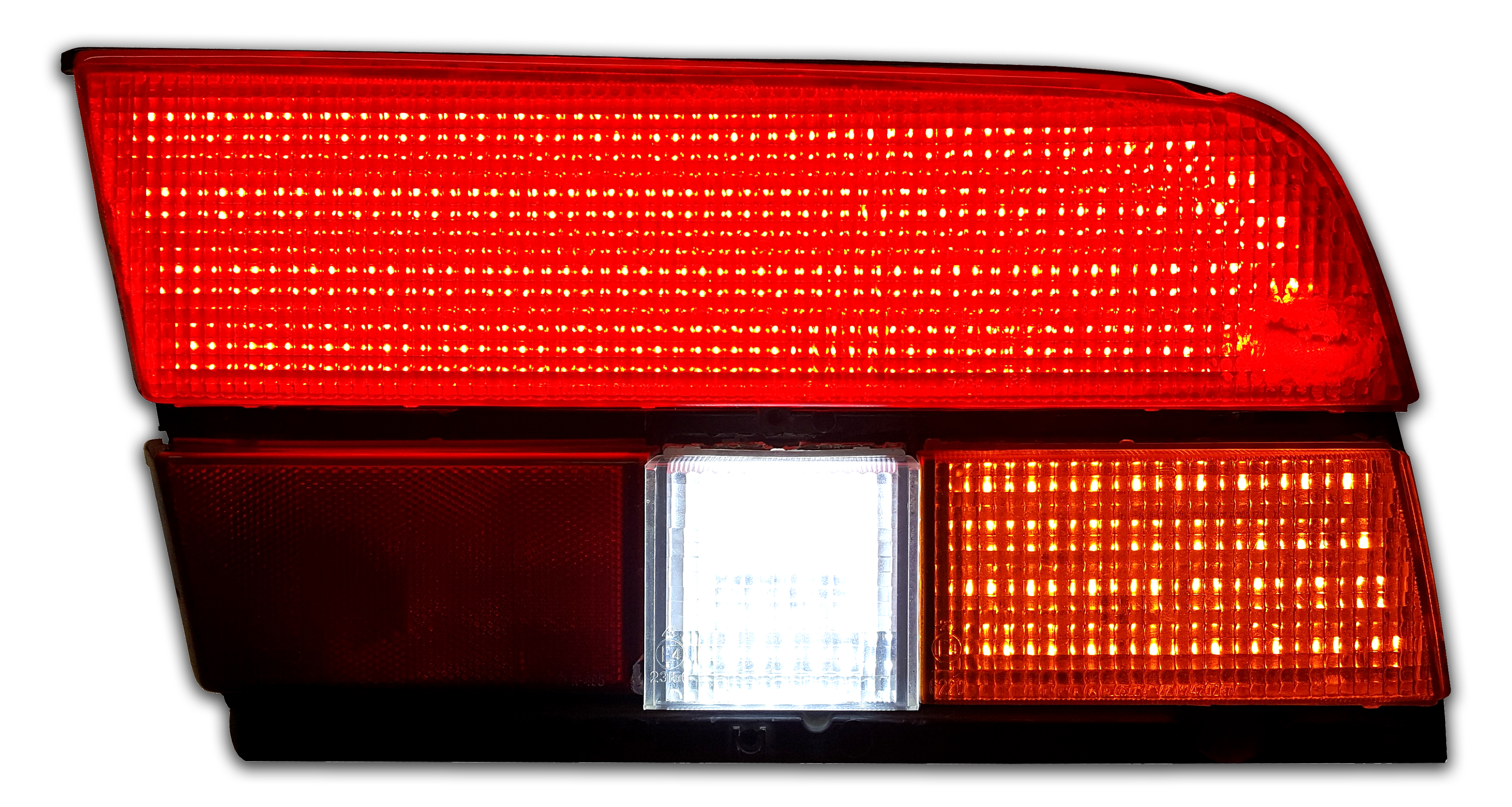 1983 87 300zx 6 Panel Sequential LED Taillight Kit w LED Reverse