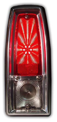 United Pacific LED Tail Light & Backup Light Set For 1966-1967 Chevy II Nova – Red/Clear